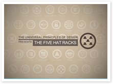 Five Hat racks